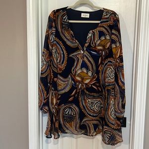 Aura Multicolor Paisley Dress